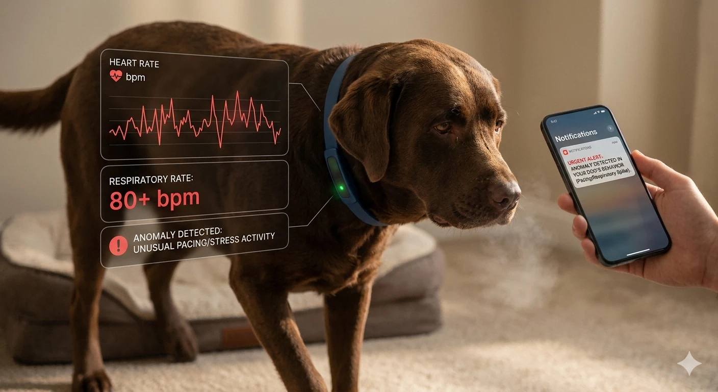 smart dog collar emergency alert system