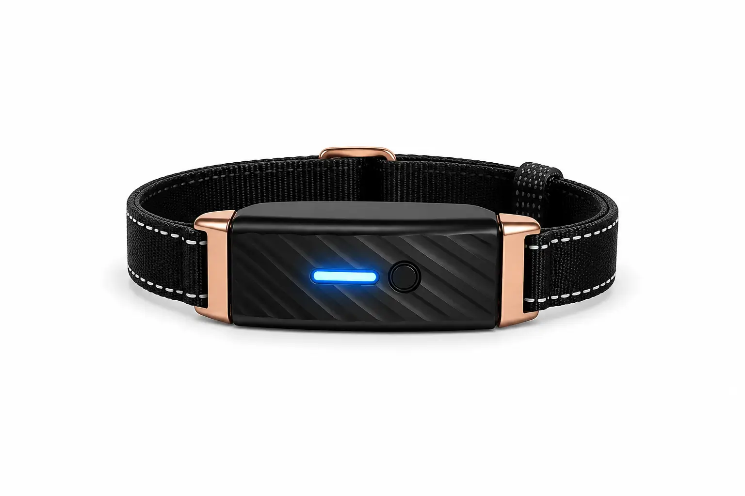 KIYE Smart Collar AI pet health monitoring device - professional grade wearable hardware for continuous 24/7 monitoring