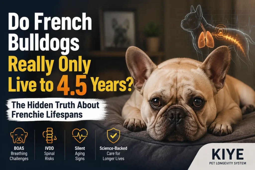 French Bulldog lifespan risks, aging signs, and health concerns