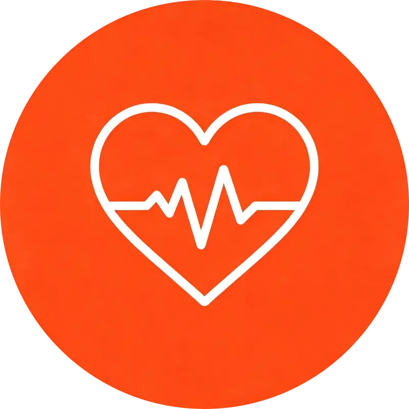 KIYE continuous pet health monitoring icon for heart rate temperature and activity tracking