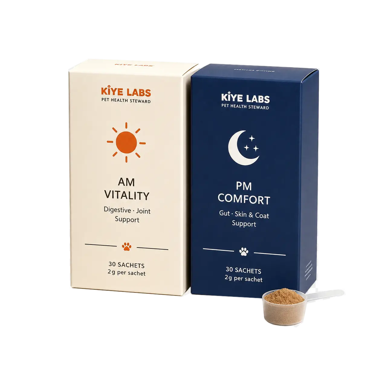 KIYE daily nutritional support for middle-aged and senior pets